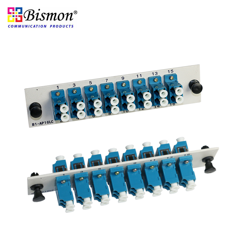 16 LC snap-in adaptor plate-unload (Compatible SC)